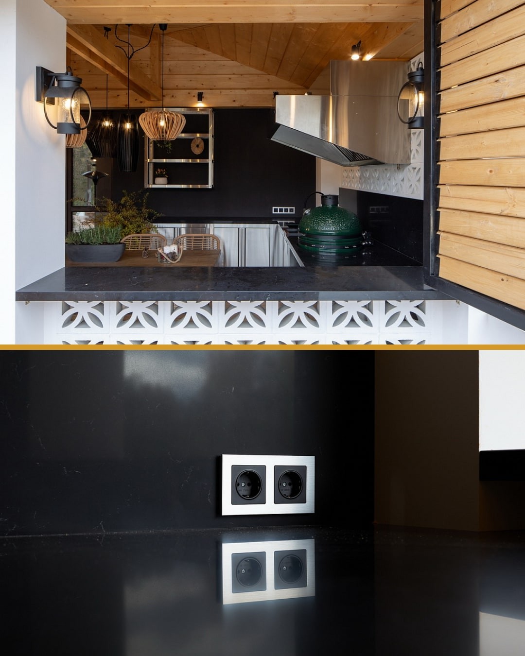 Готовое изделие. Кухня. GRANDEX Quartz GQ 510M Gothic Black. Фото 3