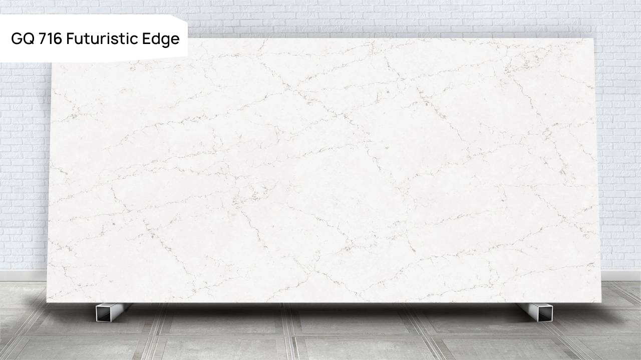 Кварцевый камень GRANDEX Quartz GQ 716 Futuristic Edge. Фото 1