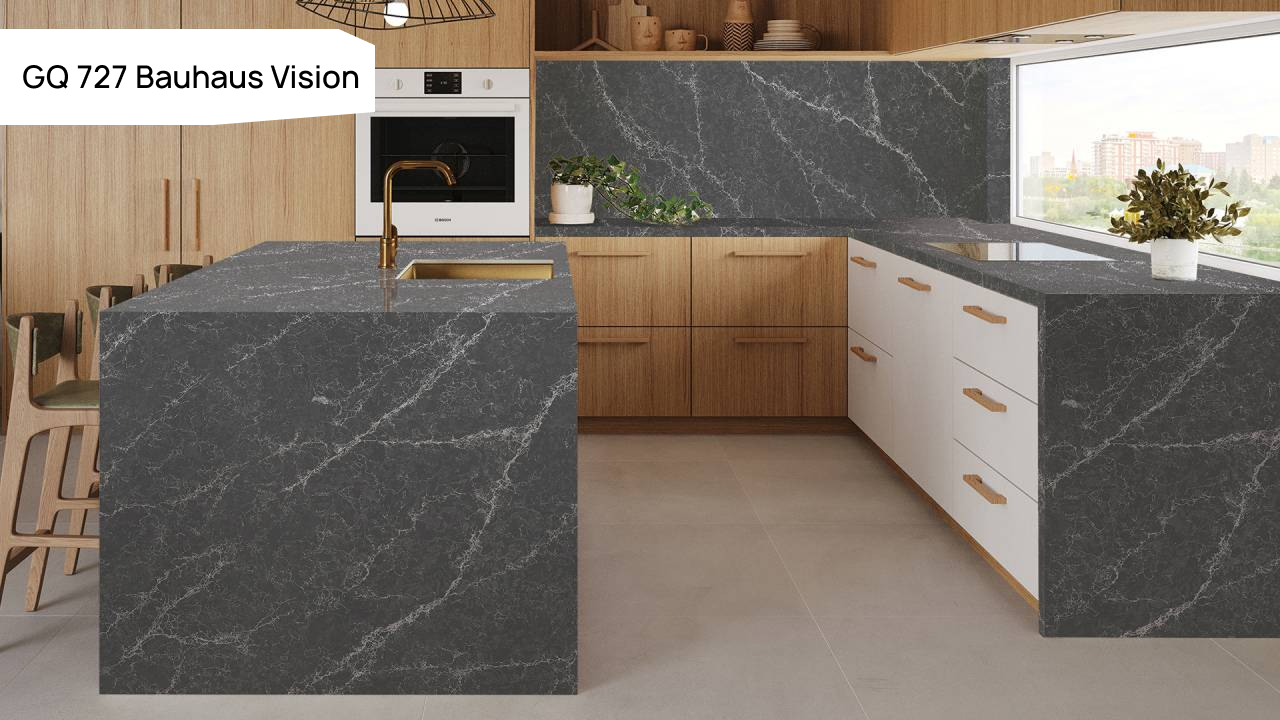 Кварц тасы GRANDEX Quartz GQ 727 Bauhaus Vision. Фото 3