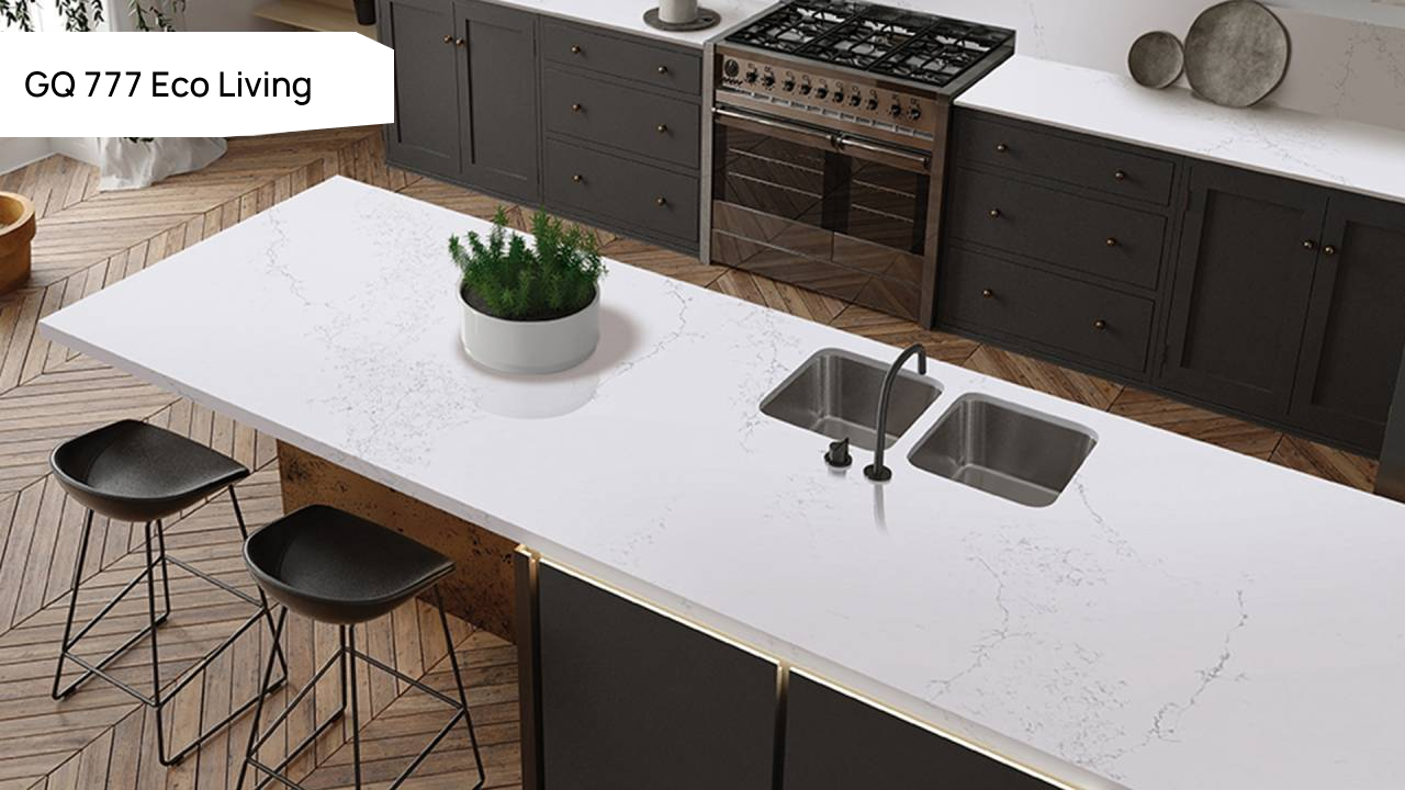 Кварцевый камень GRANDEX Quartz GQ 777 Eco Living. Фото 2