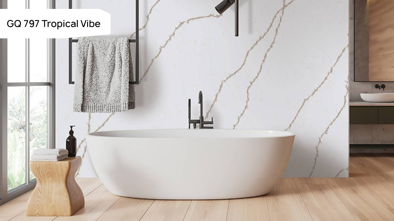 Кварц тасы GRANDEX Quartz GQ 797 Tropical Vibe. Фото 4