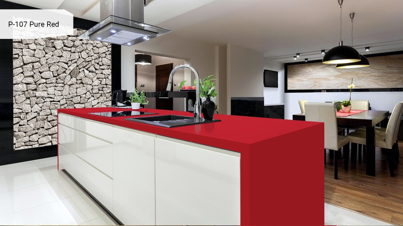 Акрил тасы GRANDEX P-107 Pure Red. Фото 3