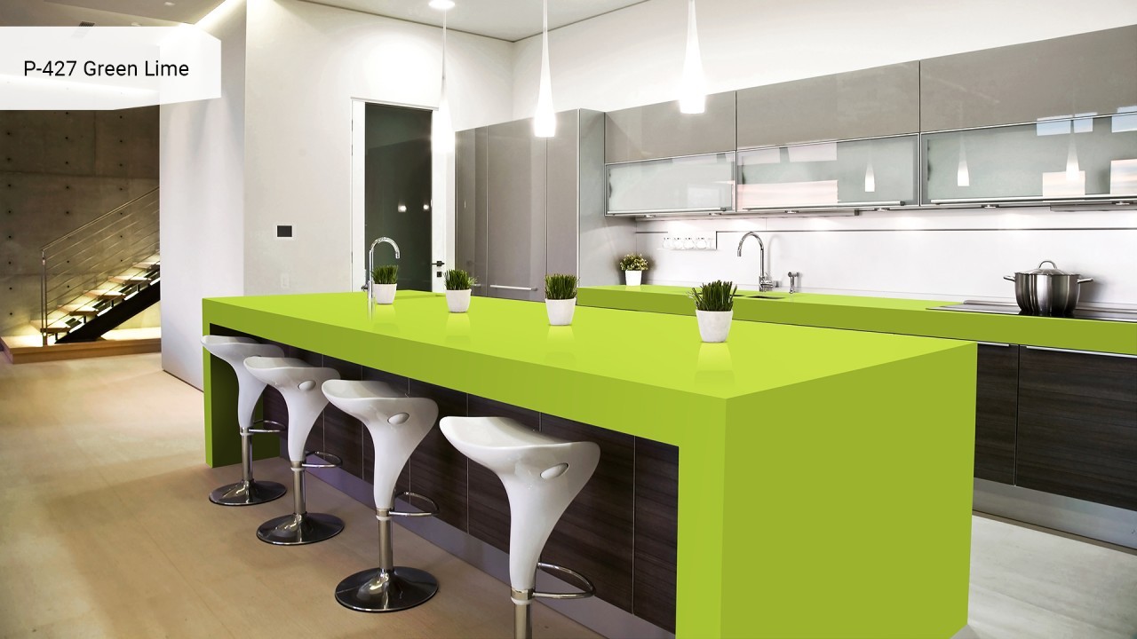 Акриловый камень GRANDEX P-427 Green Lime. Фото 2