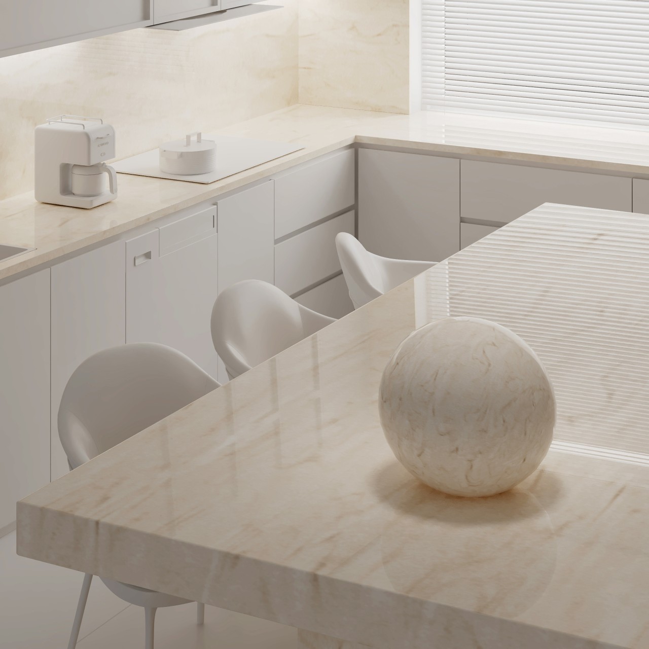 Акриловый камень Formax V-8065 Creamy Serenity. Фото 3