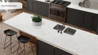 Кварцевый камень GRANDEX Quartz GQ 575 Nordic Light. Фото 4