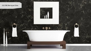Кварцевый камень GRANDEX Quartz GQ 590 Baroque Glow. Фото 2