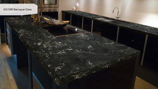 Кварцевый камень GRANDEX Quartz GQ 590 Baroque Glow. Фото 4