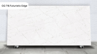 Кварцевый камень GRANDEX Quartz GQ 716 Futuristic Edge. Фото 1