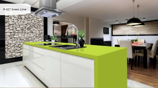 Акриловый камень GRANDEX P-427 Green Lime. Фото 3