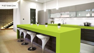 Акриловый камень GRANDEX P-427 Green Lime. Фото 2