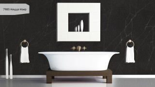 Кварцевый камень Avant Quartz 7985 Nicca Noir. Фото 3