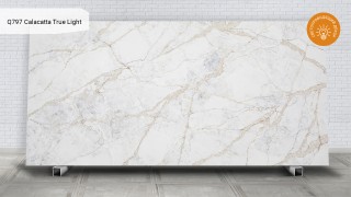 Кварц тасы Avant Quartz Q797 Calacatta True Light. Фото 1