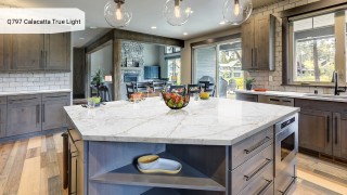 Кварц тасы Avant Quartz Q797 Calacatta True Light. Фото 2