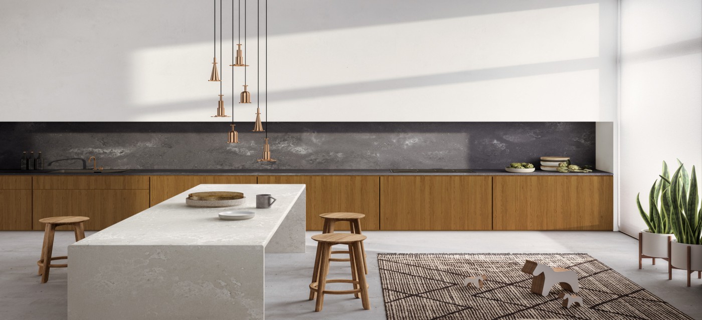 Кварц тасы Caesarstone 3100 Jet Black Қазақстанда арзан сатып алыңыз | Бағасы INTERSTONE – Алматы, Астана, Атырау, Шымкент фото 2