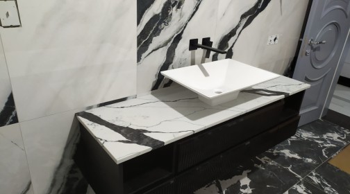 Готовое изделие. Ванная. Avant Quartz 7300 Калакатта Аяччо