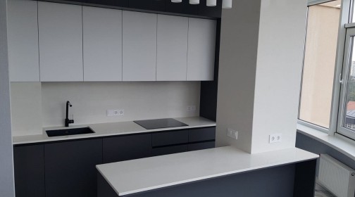 Дайын өнім. Ас үй. Caesarstone 5141 Frosty Carrina