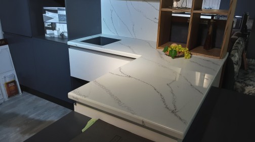 Готовое изделие. Кухня. NEOMARM NM 201 Calacatta Bianco